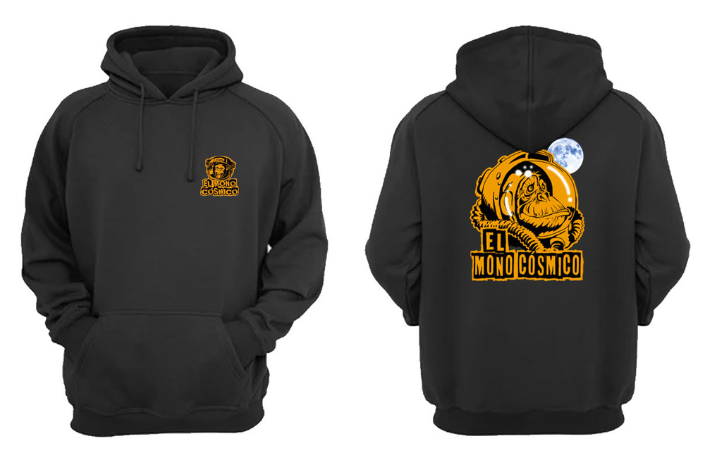 Sudadera con bolsillo "El Mono Cósmico"